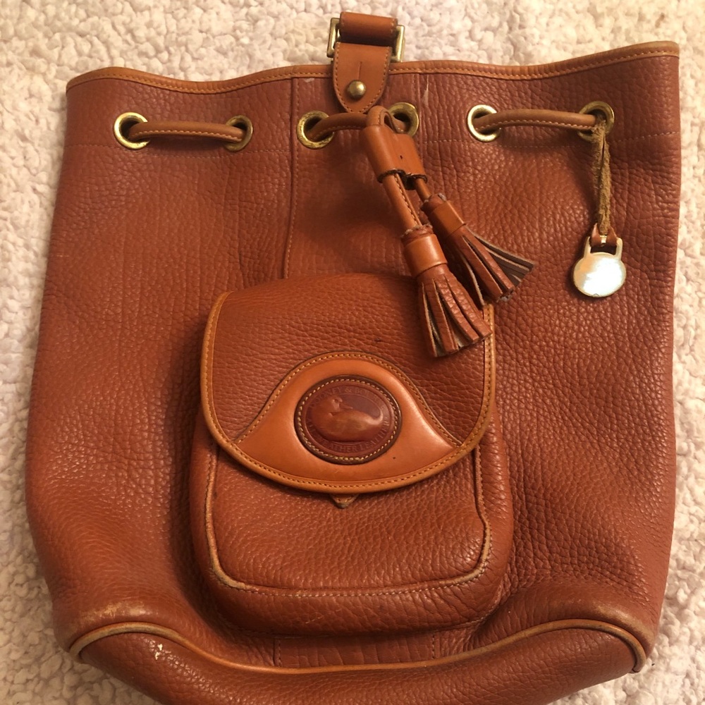 Vintage Dooney and Bourke Leather backpack